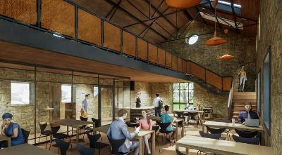 Copperworks Vivian Engine House Restaurant CGI