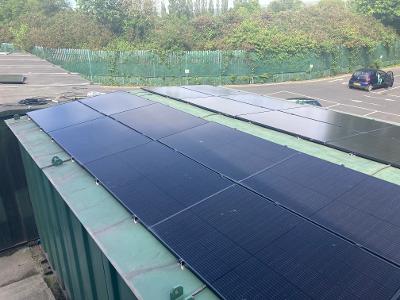 solar panels at tip treasures