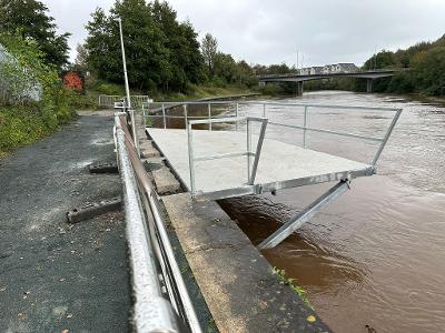 Pontoon Work Starts