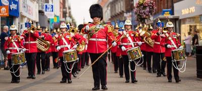 royal welsh regt stock pic