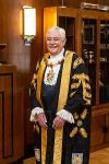 Yr Arglwydd Faer 2024-2025, y Cynghorydd Paxton Hood-Williams..