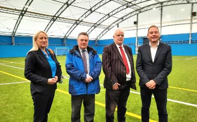 Cefn Hengoed Sports Barn cabinet visit