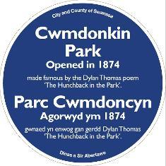 Cwmdonkin Park blue plaque unveiling