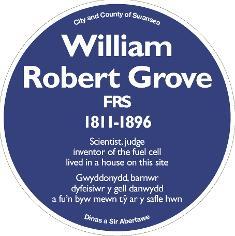 William Robert Grove blue plaque