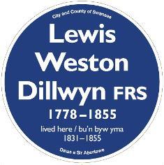 Lewis Dillwyn blue plaque