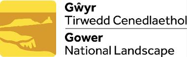 Tirwedd Genedlaethol Gŵyr - logo llorweddol.