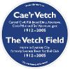 Vetch Field blue plaque