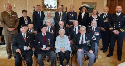 World War Two Veterans at Mansion House