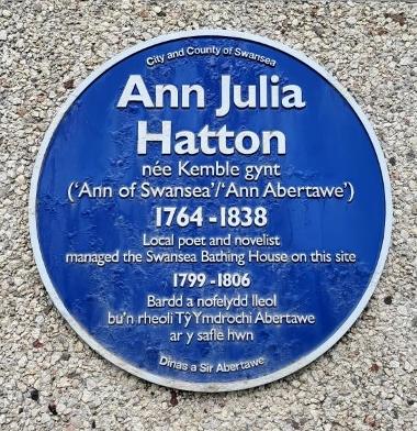 Ann of Swansea Blue Plaque main