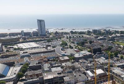 City centre aerial view 