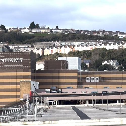 Debenhams building.