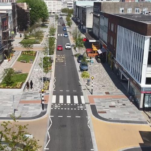 Kingsway (looking east).