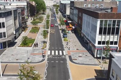 Kingsway (looking east).