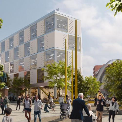 Public sector hub impression.