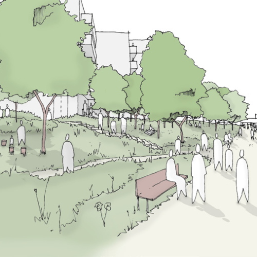 St Thomas riverfront impression.