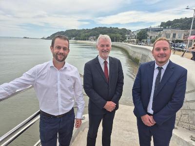 Mumbles sea defence opening