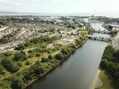 St Thomas riverside development site