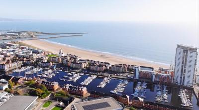 Swansea Marina from above