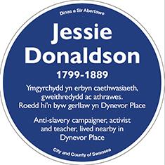 Jessie Donaldson blue plaque