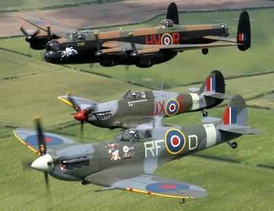 Lancaster Hurricane Spitfire