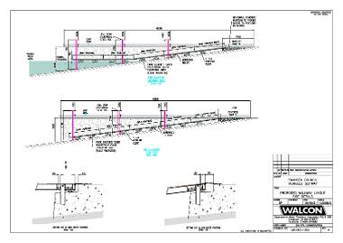 Knab Rock proposed pontoon side plan