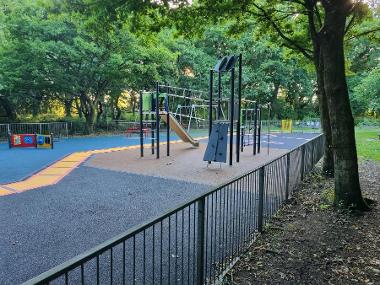 Coed Bach Park Playground.