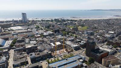 City centre from above (August 2022)