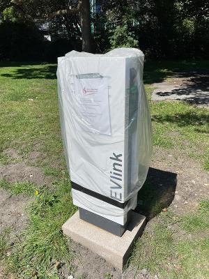 electric vehicle charging point install