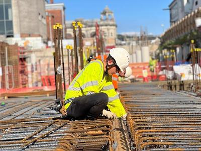 Worker at 71/72 Kingsway